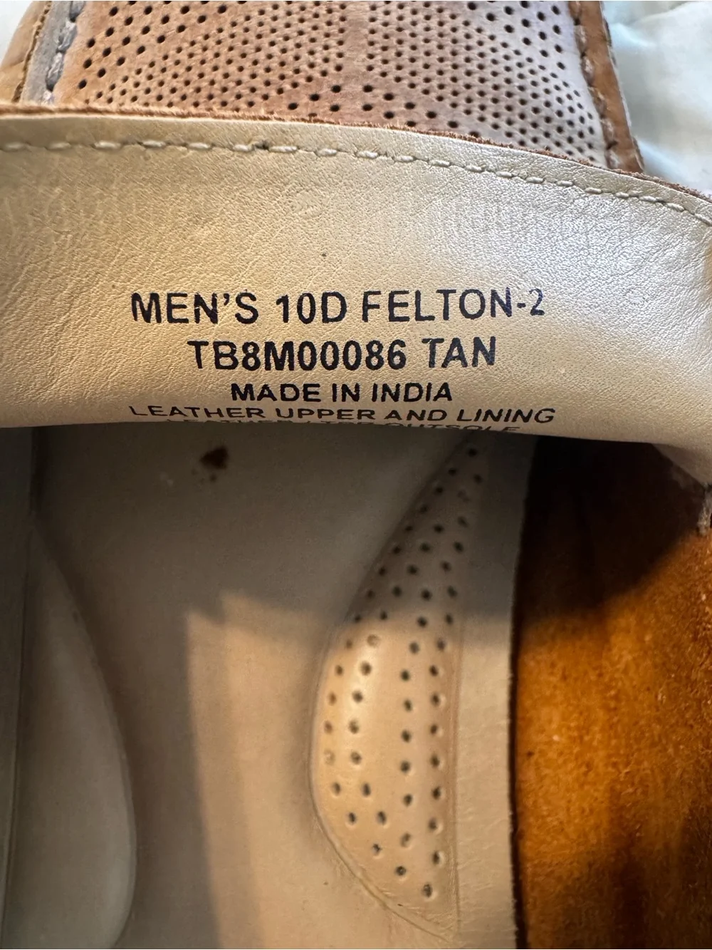 Tommy Bahama Brown Perforated Leather Slip-On Loafers